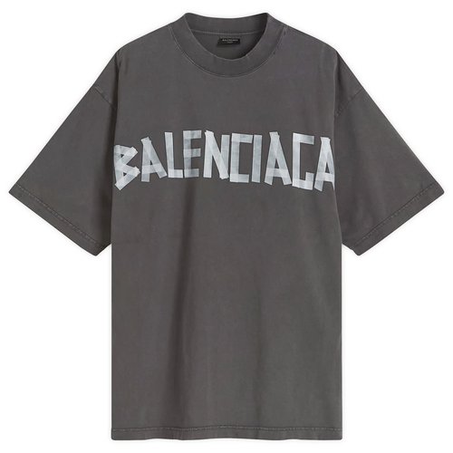 Balenciaga Medium Fit T-Shirt | Size S - Faded Washed Black - 764235TRVK11041
