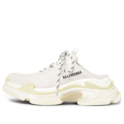 Balenciaga Triple S Mule - White - 755686W3SM29097