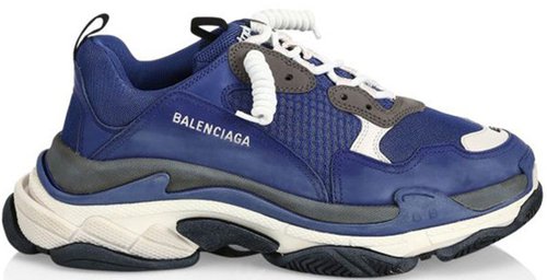balenciaga triple s navy