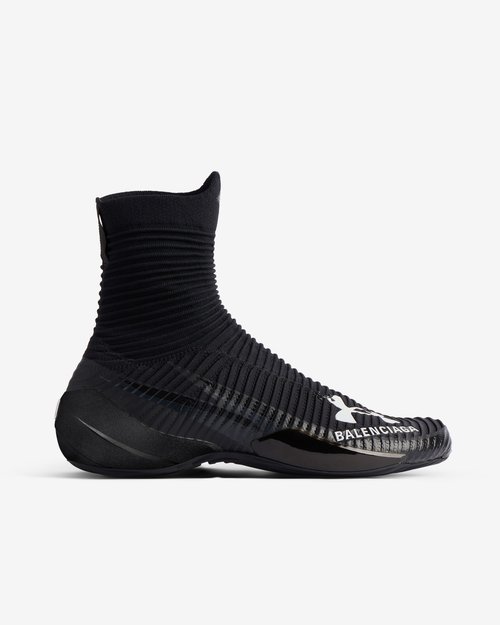 Balenciaga Under Armour Hyper Trainers - Black/White - 811989WUASO