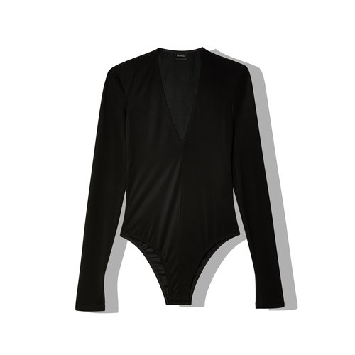 Balenciaga V-neck Bodytop - Black - 790540TQV111000