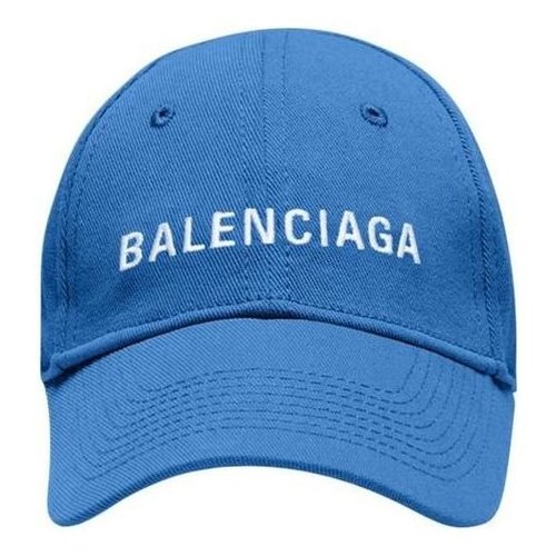 Balenciaga Visor Logo Cap - Light Blue/White - 590758410B24277