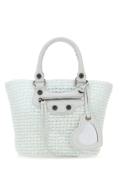 Balenciaga Le Cagole Small Panier Bag - White - 7861872AA199044