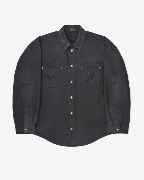 Balenciaga Workwear Overshirt - Black - 831349TSP011000