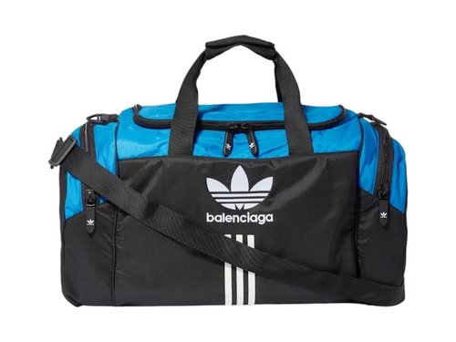Balenciaga x adidas Nylon Large Duffle Bag - Black/Blue