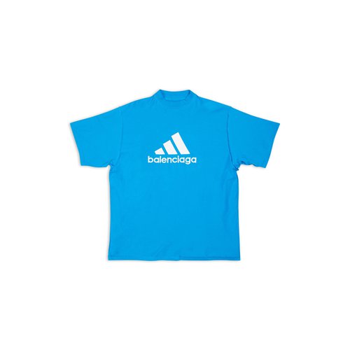 Balenciaga x adidas Oversized T-Shirt - Blue - 731769TNVP34024