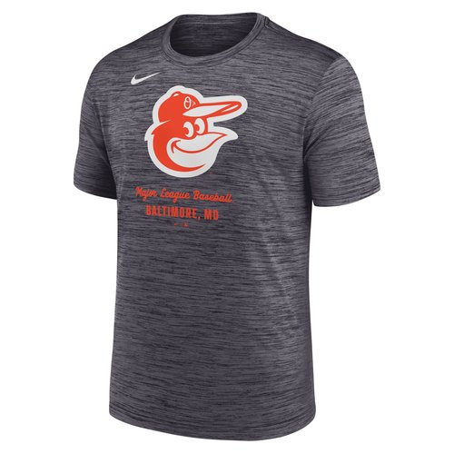 Baltimore Orioles Velocity Nike Dri-FIT MLB T-Shirt - Black - NKPQ00AOLE-3UD