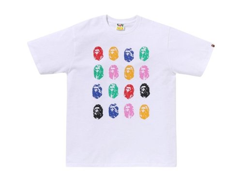 BAPE A Bathing Ape 32nd Anniversary Ape Head Tee | Size S - Black - 1L20-110-021