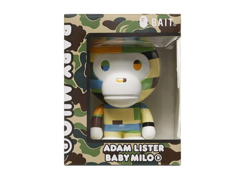 BAPE A Bathing Ape Milo Artists Collection Adam Lister 8" Figure - Multicolor