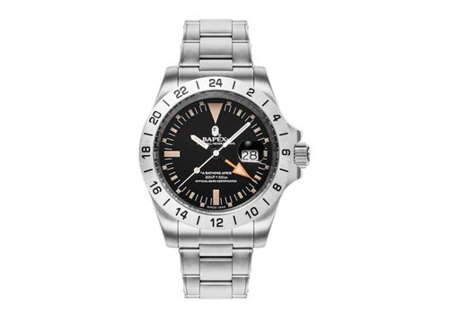 BAPE A Bathing Ape Type 6 BAPEX Watch - Silver - 1I80187006SVR