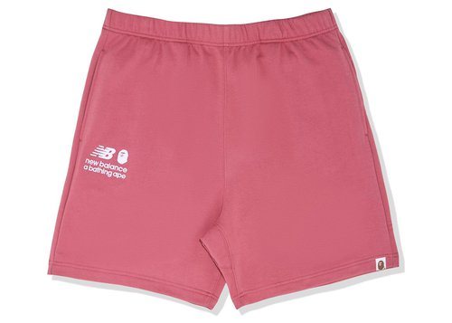 BAPE x New Balance Relaxed Fit Shorts - Red
