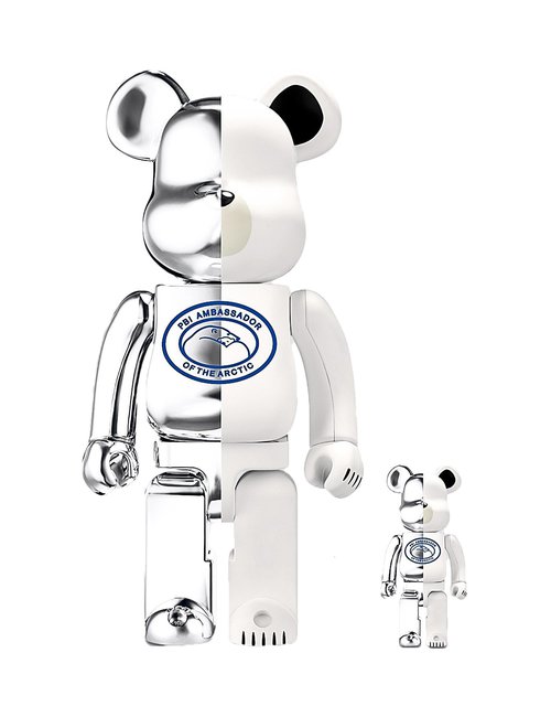 Bearbrick x Canada Goose 100% & 400% Set - Multicolor
