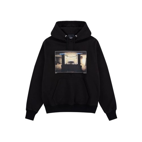 Boiler Room Lights On Hoodie - AW25HD11BLK