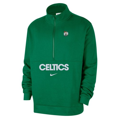 Boston Celtics Club Courtside Nike NBA 1/2-Zip Top - Clover/White - FZ7708-312