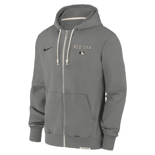 Boston Red Sox Authentic Collection Travel Nike Dri-FIT MLB Full-Zip Hoodie - Dark Steel Grey - 02FD0BN3BQ-T6T
