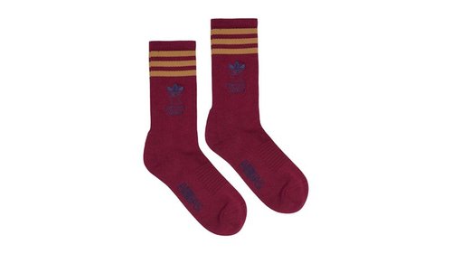 Brain Dead x adidas Socks - Maroon