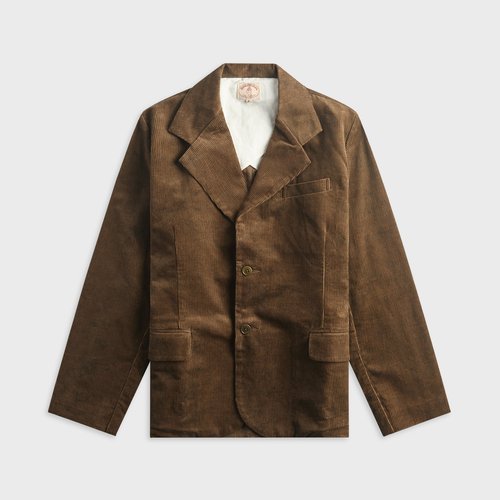 Brain Dead x Brooks Brothers California Suit Jacket - Brown - DP26O14005028BR01