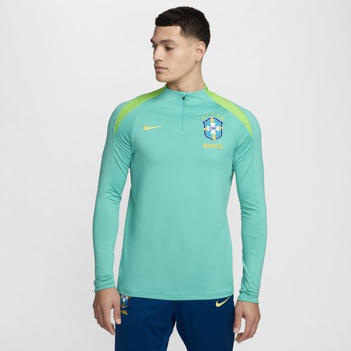 Brasil Strike Nike Dri-FIT Soccer Drill Top - Light Retro/Action Green/Dynamic Yellow - FJ2989-445