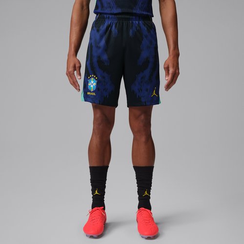 Brazil 2026 Stadium Away Air Jordan Dri-FIT Soccer Replica Shorts - Old Royal/Black - IU1073-417