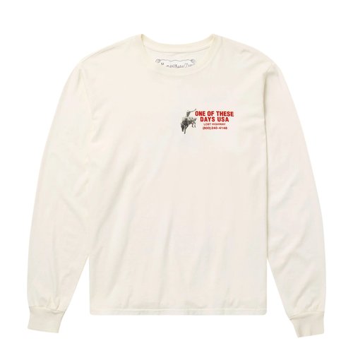 Break On Through LOng Sleeve T-Shirt - Bone - 0.D-04