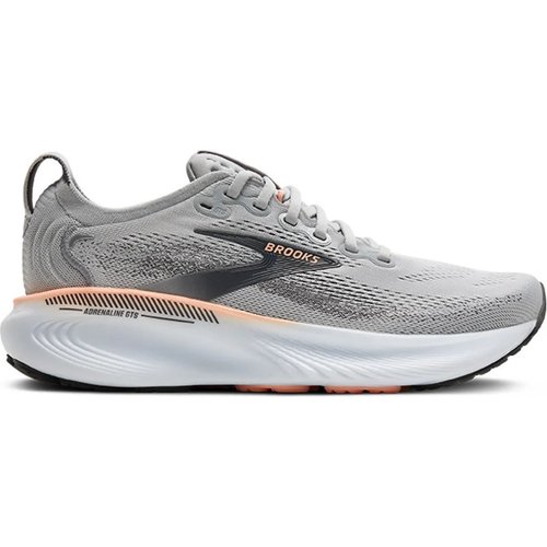 Brooks Adrenaline GTS 25 Wide - Grey/Blackened Pearl/Coral - 1204431D032
