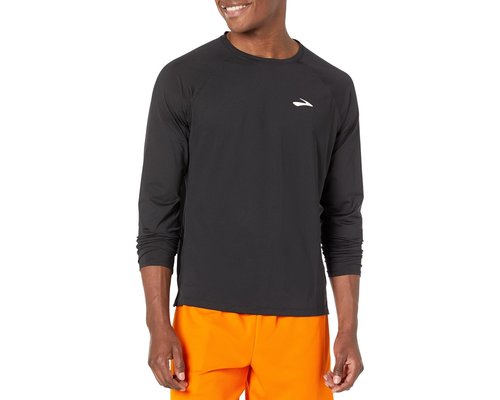 Brooks Atmosphere Long Sleeve T-Shirts 2.0 Clothing - Black - 211450-001