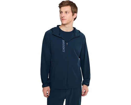 Brooks Canopy Jacket Coat - Midnight Run - 211582-467