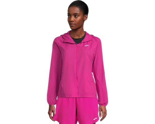 Brooks Canopy Packable Jacket Jacket - Magenta - 221732
