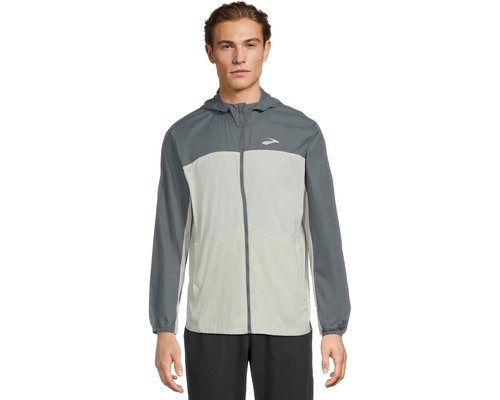 Brooks Canopy Packable Jacket Jacket - Smoke/Storm - 211564-183
