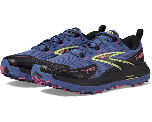 Brooks Cascadia 18 GoreTex - Grey Blue/Black/Pink - 120415-464