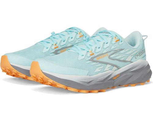 Brooks Cascadia 19 - Clearwater/Primer Grey/Apricot - 1204461B437