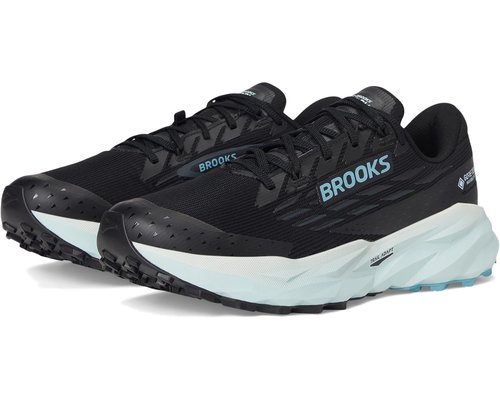 Brooks Cascadia 19 GTXr - Black/Ebony/Blue Flower - 1204451B010