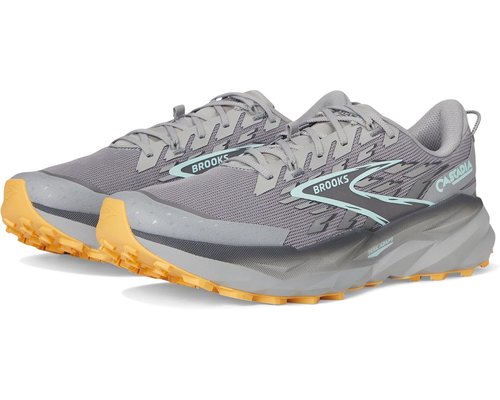 Brooks Cascadia 19 Wide - Alloy/Ebony/Orange - 1104572E098