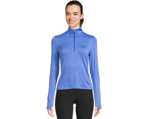 Brooks Dash 1/2 Zip 2.0 Clothing - Heather Bluebell - 221651-483
