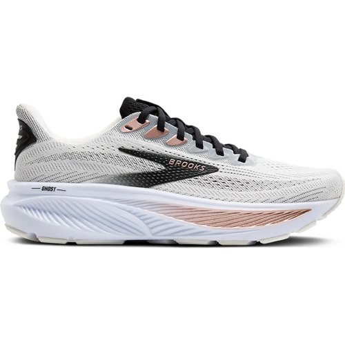 Brooks Ghost 17 - White/Black/Rose Gold - 1204311B105