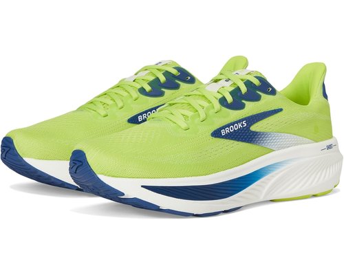 Brooks Ghost 17 - Acid Lime/Navy Blue/White - 1104421D325