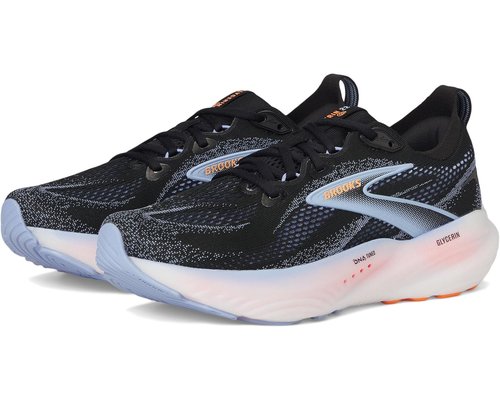 Brooks Glycerin 22 - Black/Blue Heron/Orange - 1204341B088