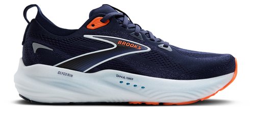 Brooks Glycerin 22 - Peacoat/Blue Ribbon/Orange - 1104451D494