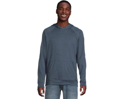 Brooks Luxe Hoodie Clothing - Heather Blue Slate - 211499-412