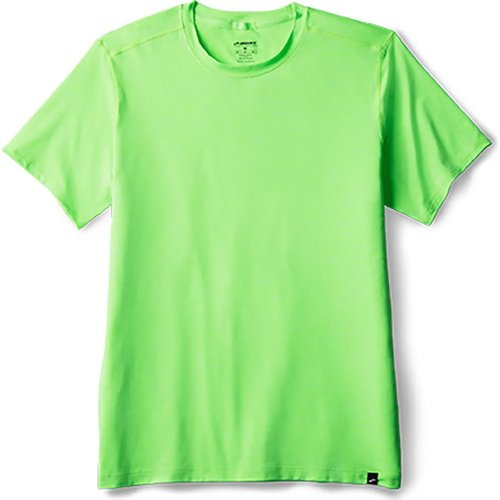 Brooks Luxe Short Sleeve Clothing - Heather Neo Limeade - 211498-313