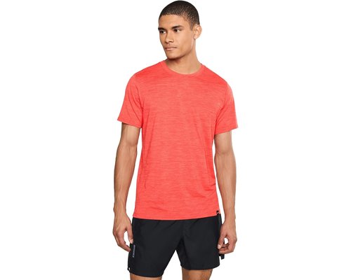 Brooks Luxe Short Sleeve Clothing - Heather Cosmic Crisp - 211498-626