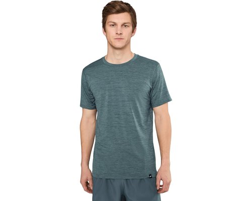 Brooks Luxe Short Sleeve Clothing - Heather Slate Grey - 211498-029
