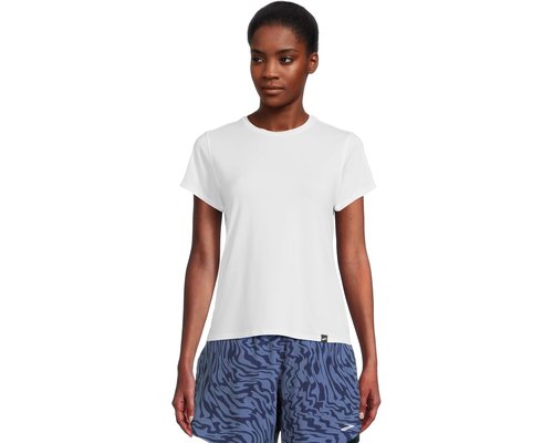 Brooks Luxe Short Sleeve Clothing - White - 221659-100
