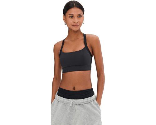 Brooks Luxe Strappy Bra Bra - Black - 300647-001