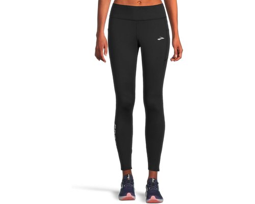 Brooks Momentum Thermal Tight 2.0 Clothing - Black/Speed Logo - 221737-021