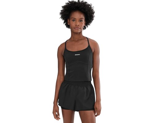 Brooks Movement Built-in Bra Tank Top Clothing - Black - 221765-001