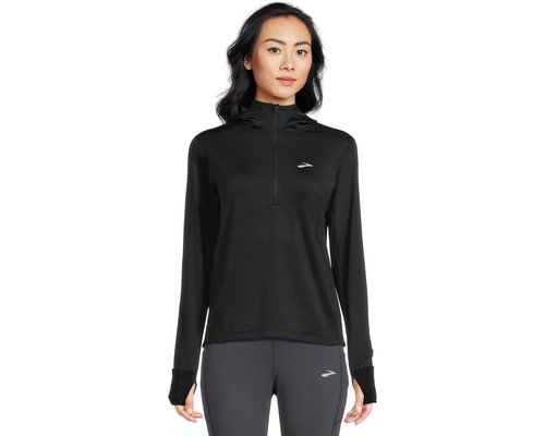 Brooks Notch Thermal Hoodie 3.0 Sweatshirt - Black - 221738-001
