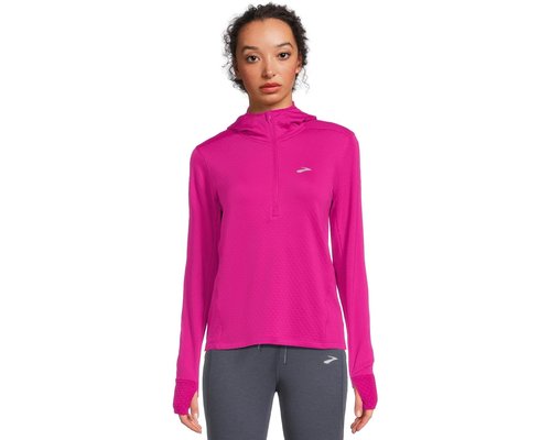 Brooks Notch Thermal Hoodie 3.0 Sweatshirt - Magenta - 221738-588