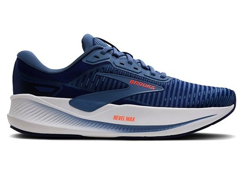 Brooks Revel Max - Navy Blue/Orange - 1104821D497