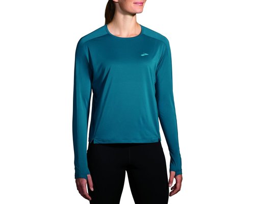 Brooks Sprint Free Long Sleeve 2.0 Clothing - Moroccan Blue - 221612-426